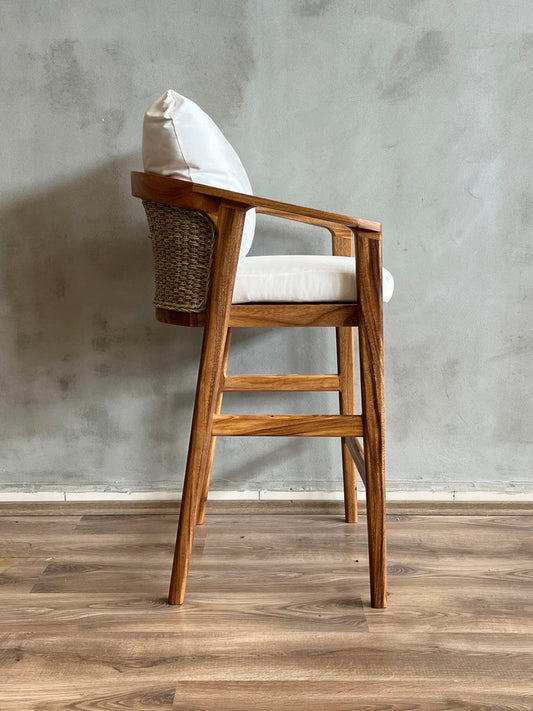 BANCO CASERTA PAROTA EXTERIOR CON DESCABRAZOS